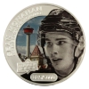Image 1 : 1oz Cook Islands 2017 $5 Upper Deck Grandeur- Sean Monahan .9999 Silver Coin (Tax Exempt)