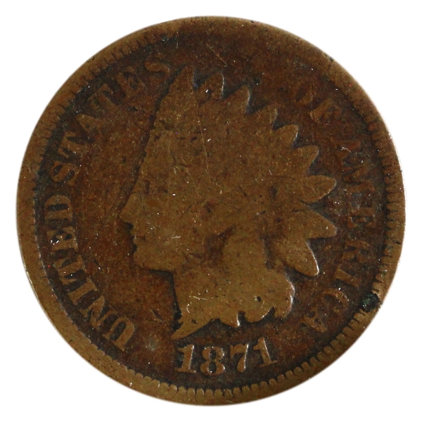 USA 1871 1-cent Indian Head G