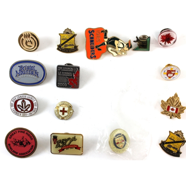 Lot of 15x Assorted Pins. 15pcs. 