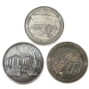 Image 1 : Wellings Mint 1867-1967 Canadian Centennial Fine Silver Medallions. 3pcs (Tax Exempt)