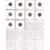 Image 2 : 1-cent 1937-1946 Bulk Collection in 2x 20-Pocket Sheets. 30pcs. 