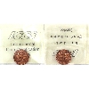 Image 2 : 1-cent 1965 Type 1 (SB P5) & Type 3 (LB B5) ICCS MS66 Red. 2pcs.