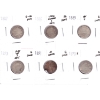 Image 1 : Bulk Lot of 10-cent 1885-1893 AG to G-VG. 6pcs.