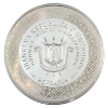 Image 2 : Burundi Silver 2024 25 Francs Year of the Dragon 2oz .999 Fine Silver Coin w/ Real Jade Stone 