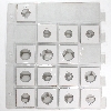 Image 1 : Coin Planchet Remnants from Various USA & Canada Issues & Denominations (all Non-Magnetic). 15pcs