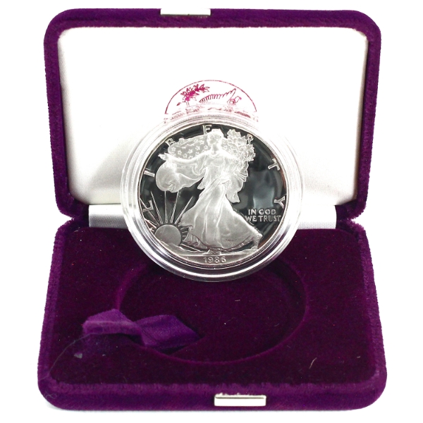 USA Silver 1986 $1 Silver Eagle (Tax Exempt)