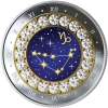Image 4 : 2019 $5 Zodiac 12-Coin .9999 Fine Silver Set in Decorative Box. (Tax Exempt)