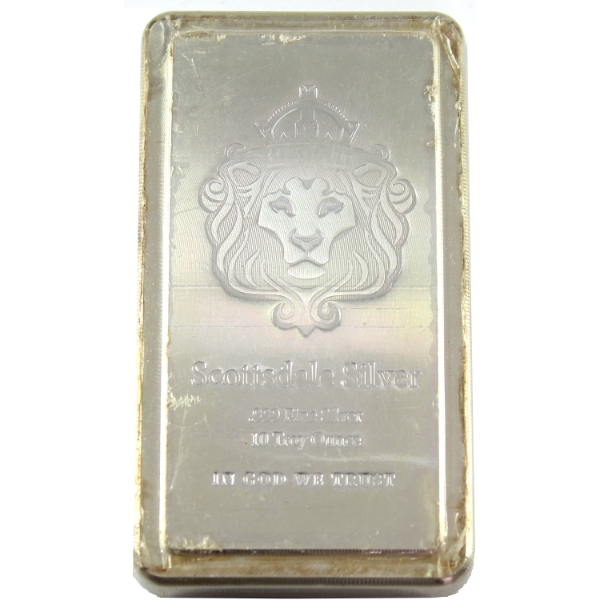 10oz Scottsdale Mint .999 Fine Silver Stacker (Tax Exempt)