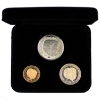 Image 1 : Johnson Matthey Gold, Silver, & Nickel 1981 3- Piece Medallion Set Commemorating Charles & Diana 