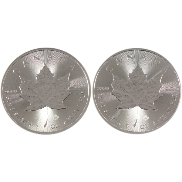 2x 1oz 2025 & 2026 SML .9999 Fine Silver Rounds. 2pcs. (Tax Exempt)
