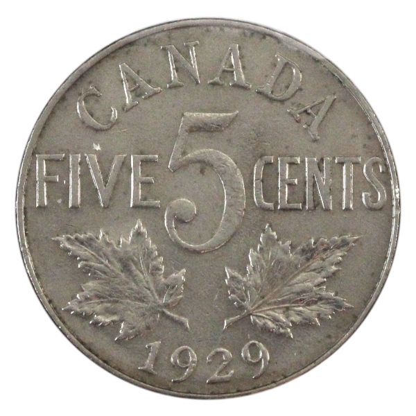 5-cent 1929 UNC+