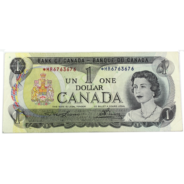 RADAR BC-46aA-N1-iii 1973 $1 3-digit RADAR VF Lawson-Bouey SN: *MR6763676