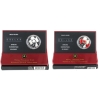 Image 1 : 2x 2005 $1 Limited Edition 40th Anniversary of the National Flag Proof .9999 Silver Dollar. 2pcs.