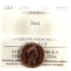 Image 1 : 1-cent 1994 ICCS MS67 Red 