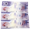 Image 1 : BC-63b 2002 $10 Consecutive UNC or Better Knight-Dodge Banknotes. SN: FEJ0839411-"13. 3pcs.