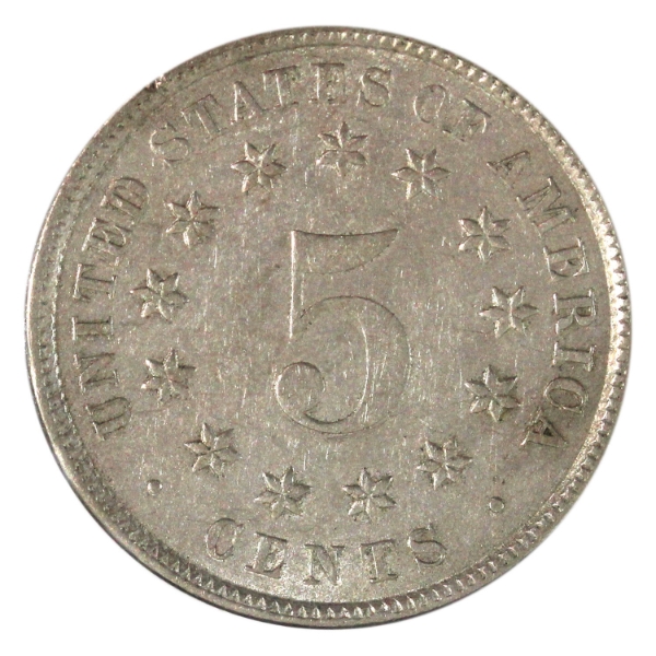 USA 1882 Shield Nickel EF-AU