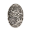 Image 3 : Djibouti Silver 2022 200 Francs Tutankhamun Coin (Tax Exempt)