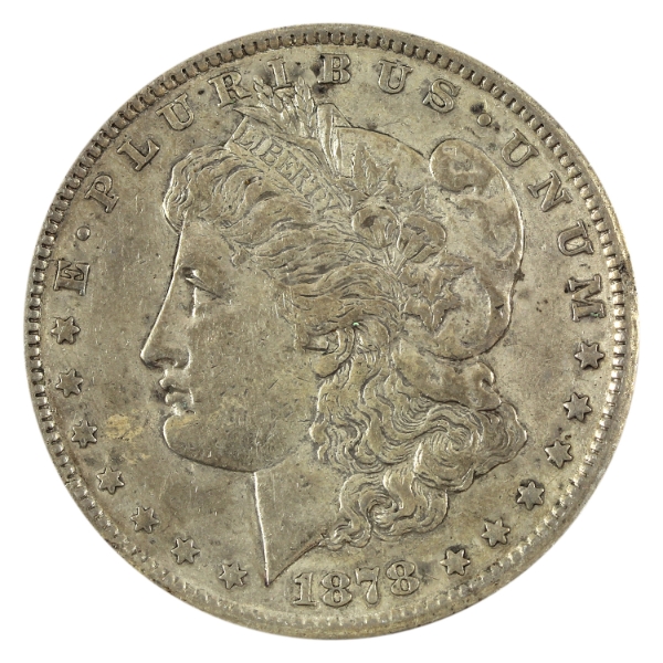 USA Silver $1 1878-CC EF-AU
