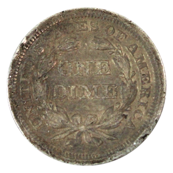 USA 1851 10-cent VF-EF (Bent)