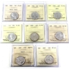Image 1 : 25-cent 1960-1967 ICCS SP65 to PL66. 8pcs.