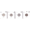 Image 1 : 10-cent 1917-1936 Collection in 4-Pocket Sheet F-VF to EF-AU. 4pcs. 