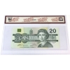 Image 2 : BC-58aA 1991 $20 Replacement BCS CUNC64 Original Thiessen-Crow EIX w/o Serifs SN: EIX0480438