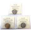 Image 2 : 5-cent 1941, 1942 Tombac & 1942 Nickel ICCS MS63. 3pcs