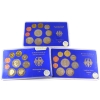 Image 1 : Germany 1976-1979 9-Coin Proof Sets. 3pcs.