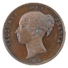 Image 1 : Great Britain 1858 Penny UNC+ Lustrous Brown