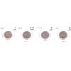 Image 1 : USA 5-cent 1918-1929 Bulk Collection in 4-Pocket Sheet Fine to EF. 4pcs. 