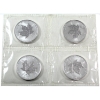 Image 1 : 4x 1oz 2004 $5 SML Aquarius Privy .9999 Fine Silver in Sealed Sheet. 4pcs (Tax Exempt)