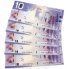 Image 1 : BC-68a 2005 $10 Consecutive GEM UNC Jenkins-Dodge SN: BTA7929931-BTA7929935. 5pcs in Sequence 
