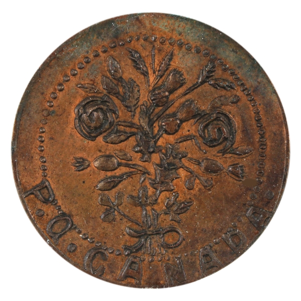 Thomas Church CH# LR-996C 1892 Louis Laurin Pointe Gatineau General Merchant Establi. Copper Token