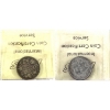 Image 2 : 25-cent 1871 Obverse 1 G6 & 1872H Obverse 2 Large 2 VF30 ICCS. 2pcs.