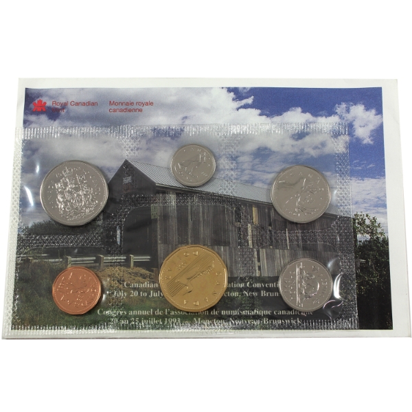 RCNA 1993 Special Issue July 20-25 Moncton N.B. Convention Proof Like Set