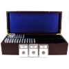 Image 1 : 5-cent & 10-cent 1911-1936 Bulk Collection of King George V Coins in Lighthouse Case. 24pcs. 