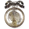 Image 2 : Netherlands Silver 2 1/2 Gulden Carved & Fashioned Into a Pin