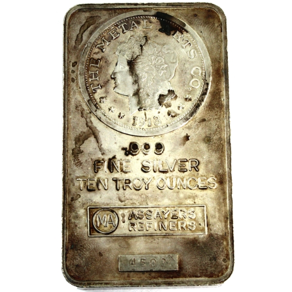 10oz The Metal Arts Co. .999 Fine Silver Bar (Tax Exempt) 
