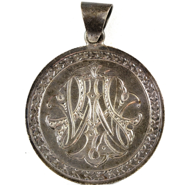 Great Britain N.D. Love Token Stamed Onto Silver Florin