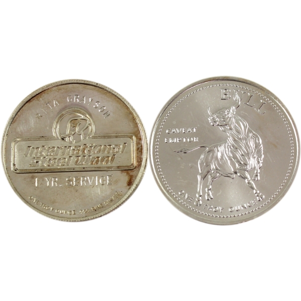 2x 1oz .999 Fine Silver Rounds. 2pcs. (Tax Exempt)