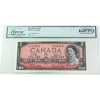 Image 1 : BINARY/RADAR BC-38b 1954 $2 L/R1010101 Legacy CUNC64 PPQ Beattie-Rasminsky; 2-Digit Radar
