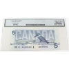 Image 2 : BC-56c-i 1986 $5 Low Serial # Legacy GEM UNC Bonin-Thiessen SN:ANA000545