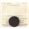 Image 1 : New Brunswick 1/2-cent 1861 ICCS EF40 