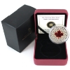 2013 $20 Maple Leaf Impression with Red Enamel Fine Silver Coin (Tax Exempt)