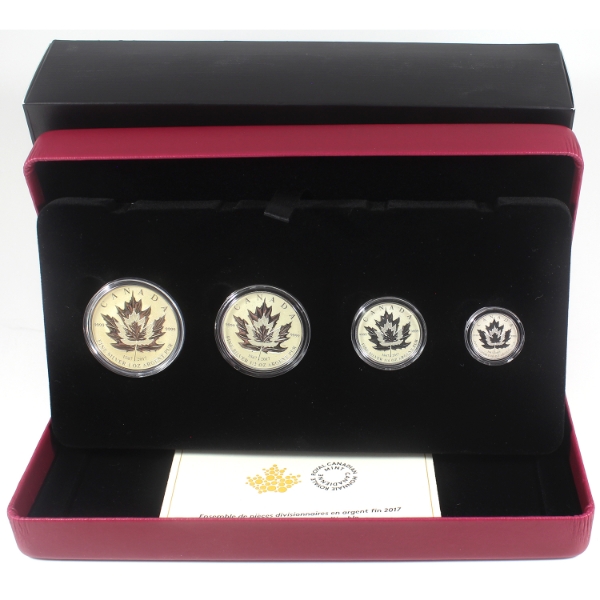 2017 Maple Leaf Tribute Silver Fractional Set (Tax Exempt)
