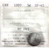 5-cent 1889 ICCS EF45