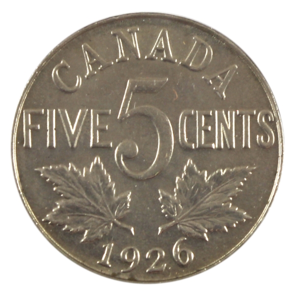 5-cent 1926 Near 6 AU-UNC