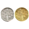 Image 2 : 1967 Royal Visit to Canada- Queen Elizabeth II & Prince Philip 40mm Copper  Medallions. 2pcs.