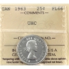 Image 1 : 25-cent 1963 ICCS PL66 Ultra Heavy Cameo