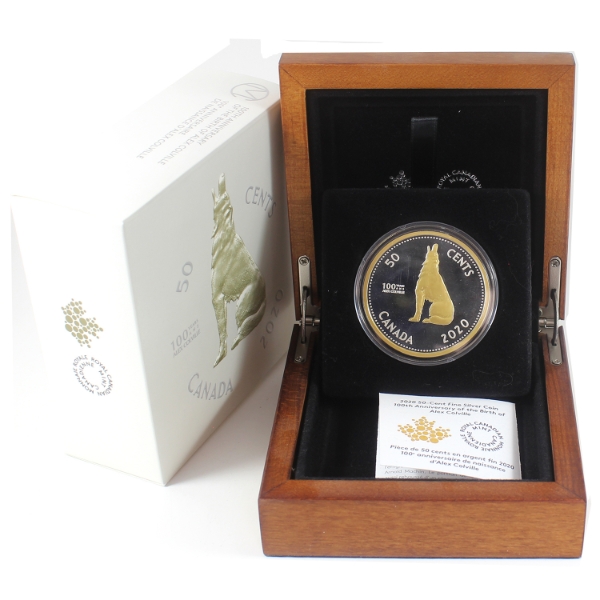2020 50-cent 100th Anniversary of the Birth of Alex Colville 2oz .9999 Fine Silver Coin (Tax Exempt)